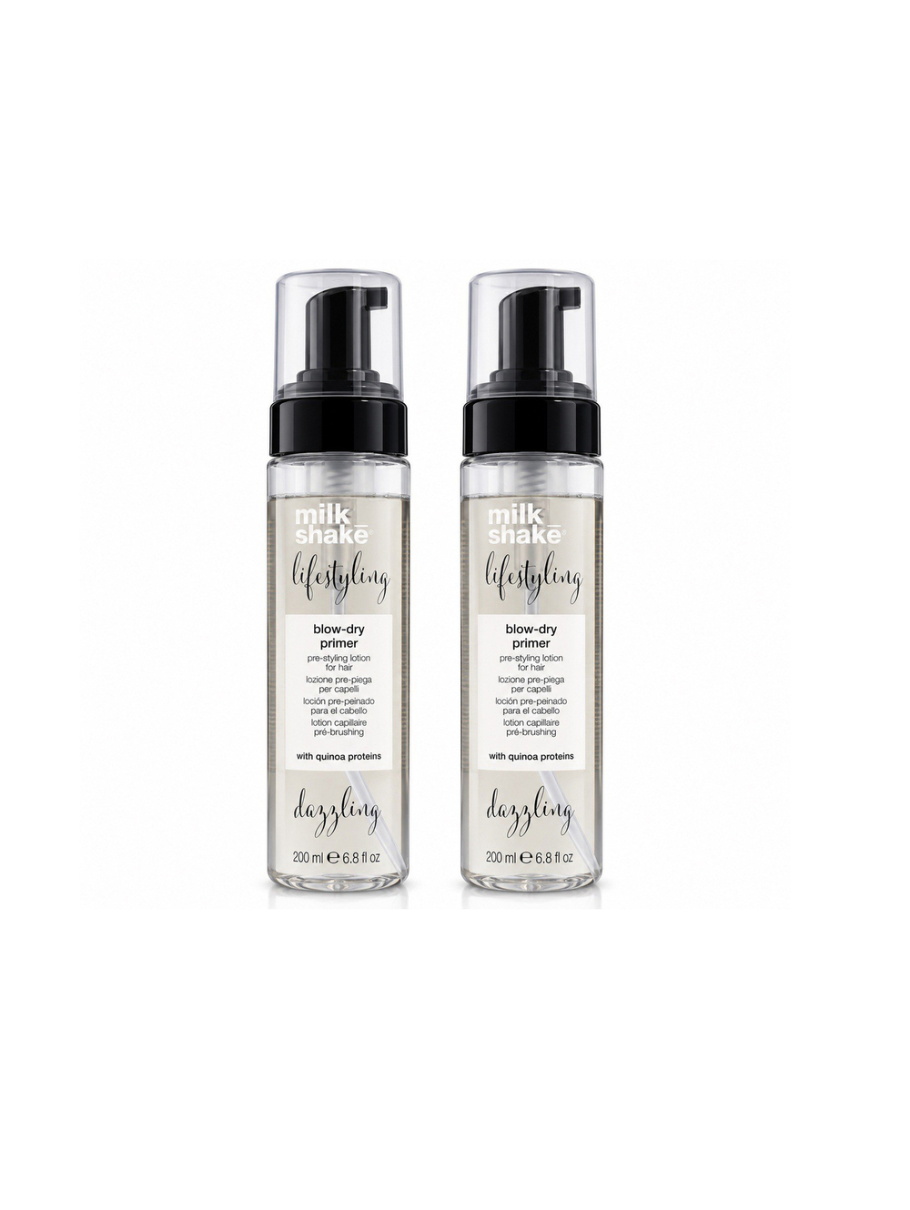 2x Milk Shake Lifestyling Blow-Dry Primer 6.8 oz 200ml Hair Pre-Styling
